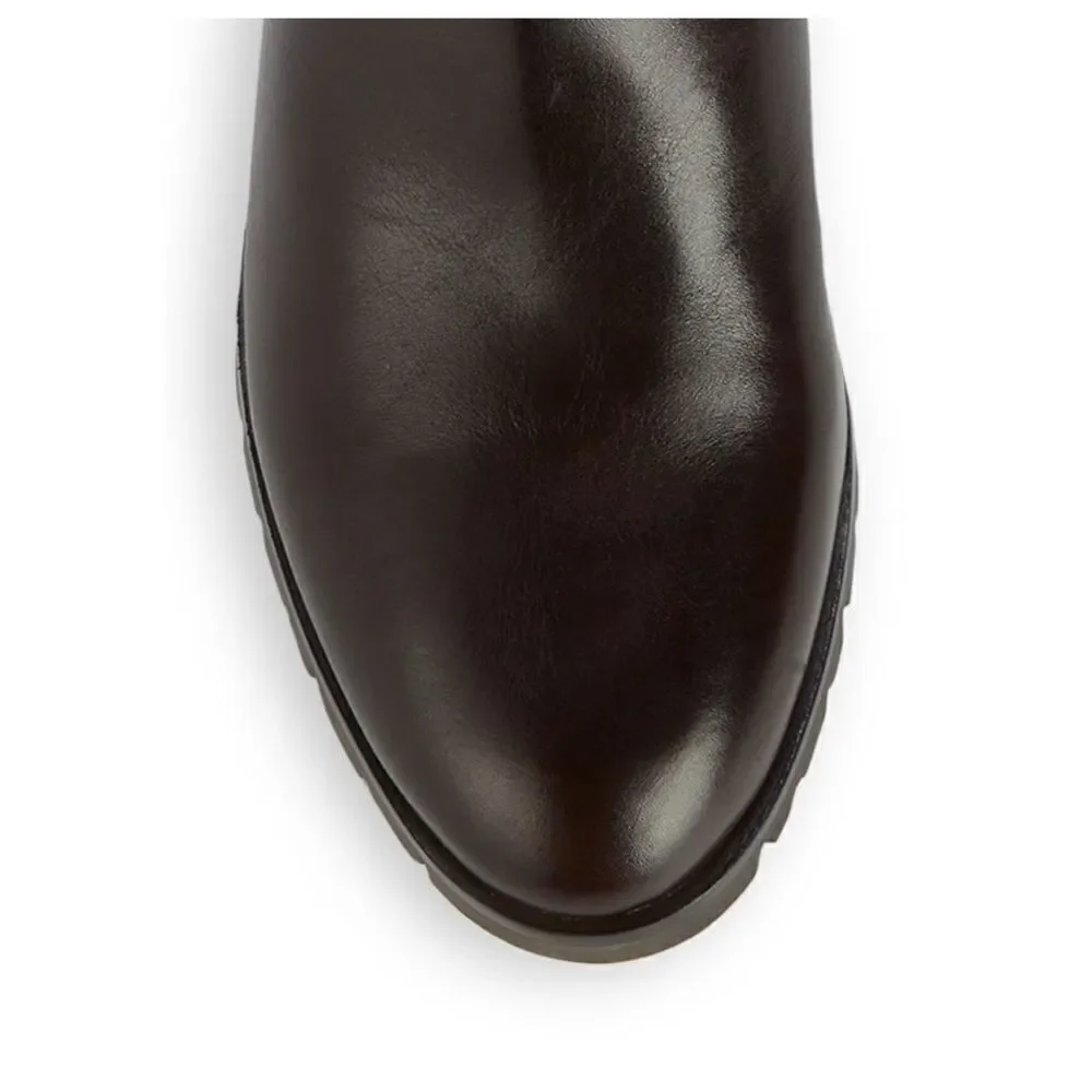 Karl Lagerfeld 9 Brown Shiloh boots new in the box